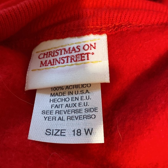 NWOT Christmas Sweatshirt by Christmas on Mainstreet - Picture 5 of 5